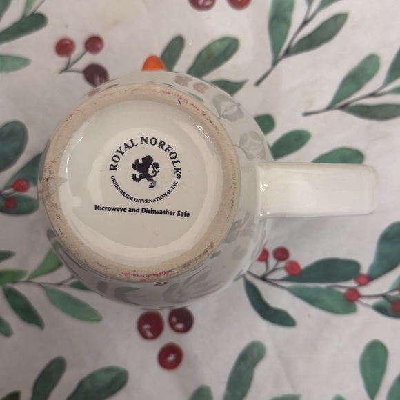 SNOWMAN MUG. NEVER USED  ROYAL NORFOLK - Picture 4 of 5